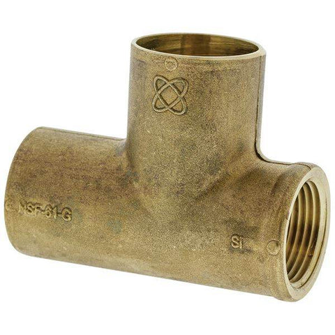 (Nibco Part#: BF6040L) 714-LF - Tee C x F x C - Performance Bronze - Flow Control Products