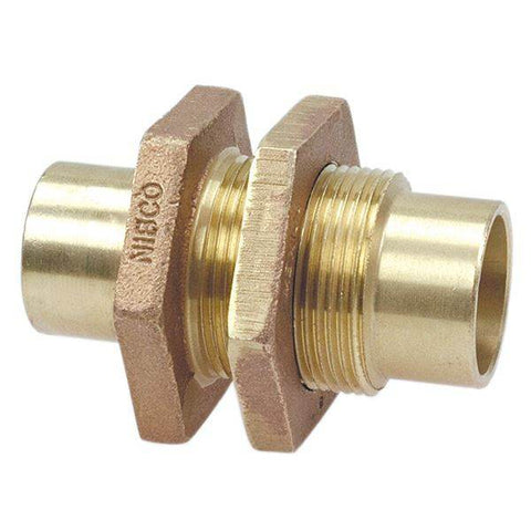 (Nibco Part#: B350350) 750 - Bulkhead Fitting C x C - Cast - Flow Control Products