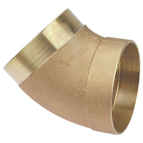 (Nibco Part#: E044200) 806-2 - DWV 45° Fitting Elbow Ftg x C - Cast - Flow Control Products