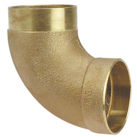 (Nibco Part#: E058300) 807-2 - DWV 90-degree Fitting Elbow Ftg x C - Cast - Flow Control Products
