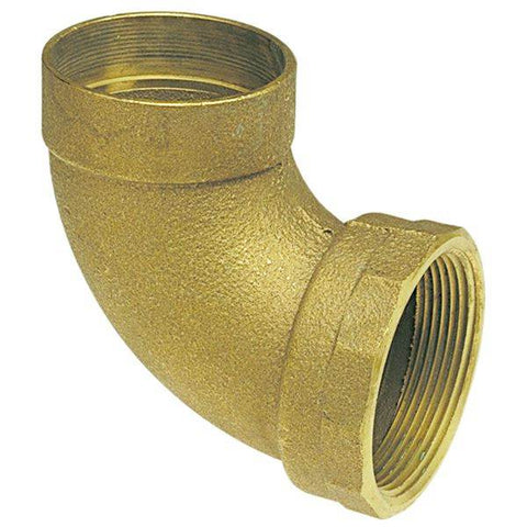 (Nibco Part#: E064300) 807-3 - DWV 90-degree Elbow C x F - Cast - Flow Control Products