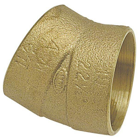 (Nibco Part#: E079350) 808 - DWV 22-1/2-degree Elbow C x C - Cast - Flow Control Products
