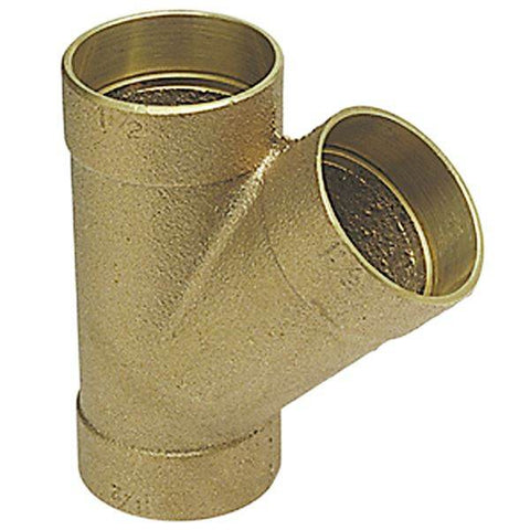 (Nibco Part#: E090400) 810 - DWV 45-degree Wye C x C x C - Cast - Flow Control Products