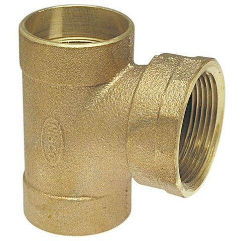 (Nibco Part#: E112300) 811-14 - DWV Tee C x C x F - Cast - Flow Control Products