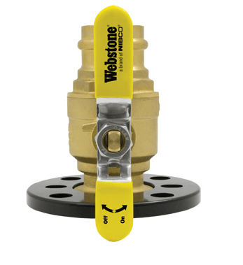 (Nibco Part#: H-81407HV-RF475) 8140HV-RF Series - Full Port Forged Brass Uni-Flange Ball Valves - Flow Control Products