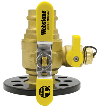 (Nibco Part#: H-81417HV-RF400) 8141HV-RF Series - Full Port Forged Brass Uni-Flange Ball Valves - Flow Control Products