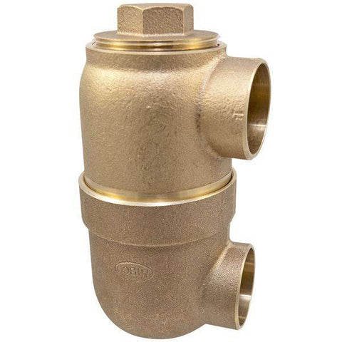 (Nibco Part#: E595250) 891 - 3 x 6 DWV Swivel Drum Trap C x C x Cleanout w/Plug - Cast - Flow Control Products