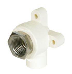 (Nibco Part#: M06050LRF) 4707-3-5-SI - 90° Drop Ear Elbow Slip CPVC Slip x Stainless Steel FIPT - Lead-Free*, CPVC-CTS - Flow Control Products