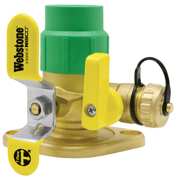 (Nibco Part#: H-91417WHV) 9141W Series - Full Port Forged Brass Uni-Flange Ball Valves - Flow Control Products