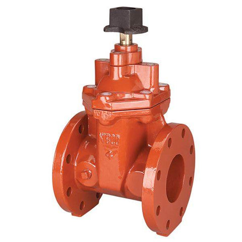 (Nibco Part#: NSAC07L) F-619-RWS-SON - Gate Valve - Ductile Iron, Resilient Wedge, Square Operating Nut - Flow Control Products