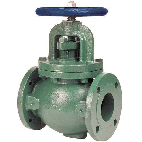 (Nibco Part#: NHC892J) F-738-31 - Globe Valve - Ductile Iron, Class 150, Bronze Trim - Flow Control Products