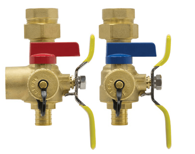 (Nibco Part#: H-14443W) H-x444W Series - The Isolator E-X-P E2 Tankless Water Heater Service Valve Kit - Flow Control Products