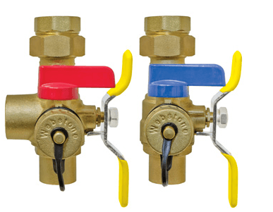 (Nibco Part#: H-54444W) H-x444W Series - The Isolator E-X-P E2 Tankless Water Heater Service Valve Kit - Flow Control Products