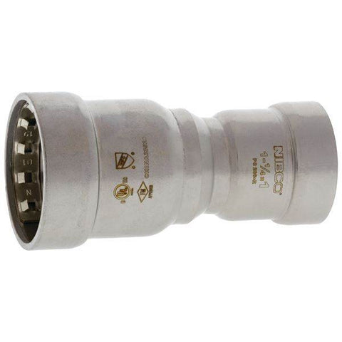 (Nibco Part#: 2001805EPC) PC200R - Reducing Coupling P x P - Carbon Steel - Flow Control Products