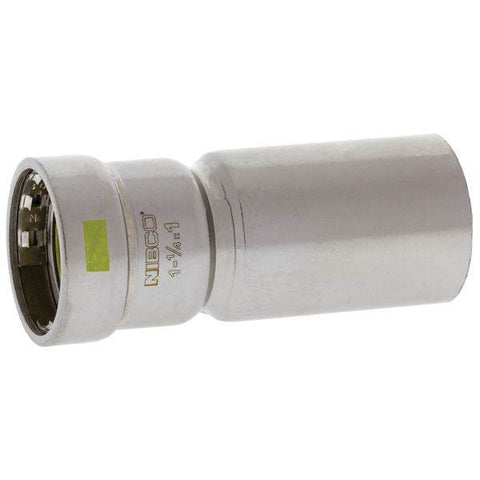(Nibco Part#: 2008355HPC) PCH2002 - Reducing Coupling FTG x P - Carbon Steel - Flow Control Products