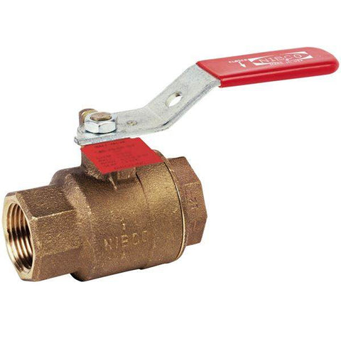 (Nibco Part#: NL9504C) KT-580-70-UL - Two-Piece Bronze Ball Valve - Fire Protection, Conventional Port - Flow Control Products