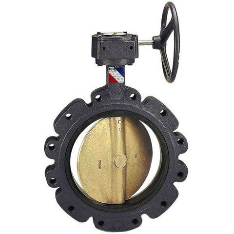 (Nibco Part#: NLG790W) LD-2122 - Butterfly Valve - Ductile Iron, Lug Type, 200 PSI, Stainless Steel Disc - Flow Control Products
