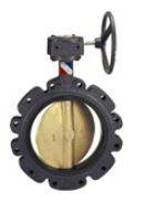(Nibco Part#: NLGL55Z) LD-1122 Large Diameter - Butterfly Valve - Ductile Iron, Stainless Steel Disc, Buna-N Seat - Flow Control Products