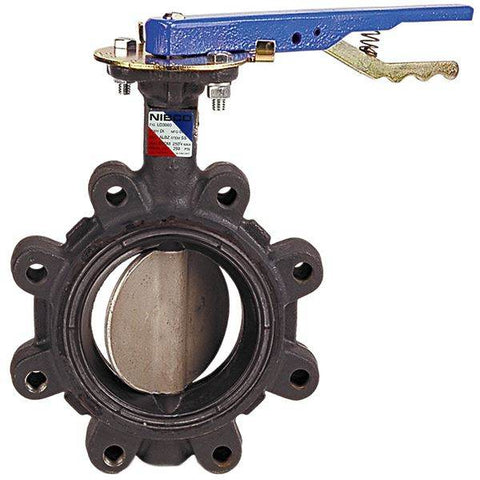 (Nibco Part#: NLG090V) LD-2000 Large Diameter - Butterfly Valve - Ductile Iron, 200 PSI, EPDM Seat - Flow Control Products