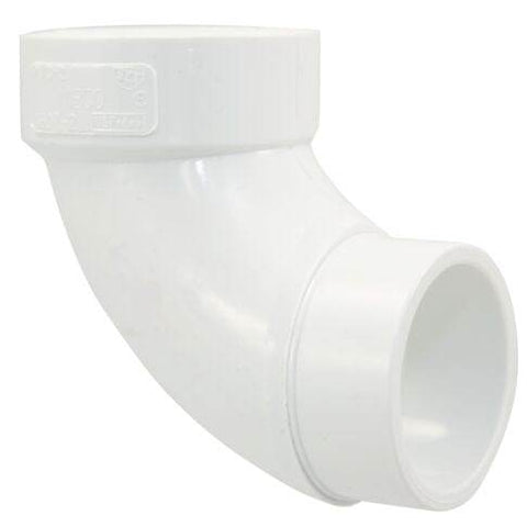 (Nibco Part#: K058200) 4807-2 - 90-degree Street Elbow Spg x H - PVC DWV - Flow Control Products