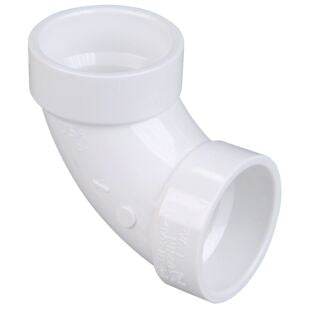 (Nibco Part#: K055850) 4807 - 90-degree Elbow H x H - PVC DWV - Flow Control Products