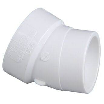 (Nibco Part#: K079630) 4808-2 - 22 1/2 Street Elbow SPGXH PVC - Flow Control Products
