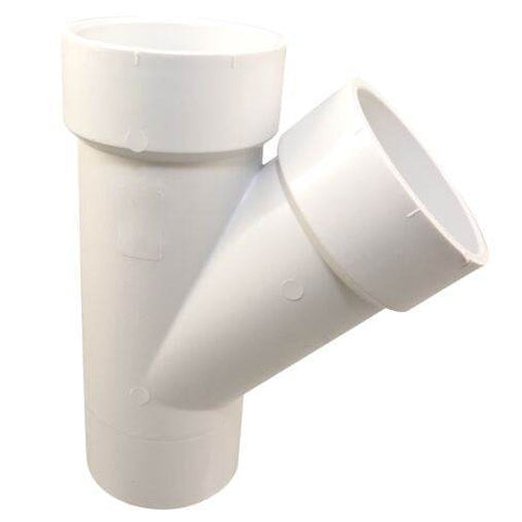 (Nibco Part#: K097400) 4810-2 - 45-degree Street Wye Spg x H x H - PVC DWV - Flow Control Products