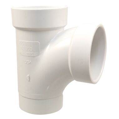 (Nibco Part#: K103080) 4811-2 - Sanitary Street Tee Spg x H x H - PVC DWV - Flow Control Products