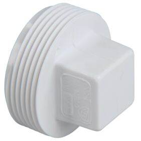 (Nibco Part#: K177350) 4818 - Plug MIPT - PVC DWV - Flow Control Products