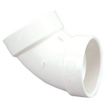 (Nibco Part#: K440350) 4860 - 60-degree Elbow Hub x Hub - PVC DWV - Flow Control Products