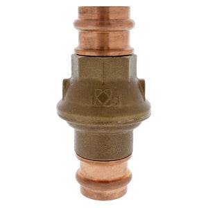 (Nibco Part#: NF932WC) PC-480-Y-LF - Ring Check In-line Lift Check Valve - Bronze, 250 PSI, Press Ends - Flow Control Products