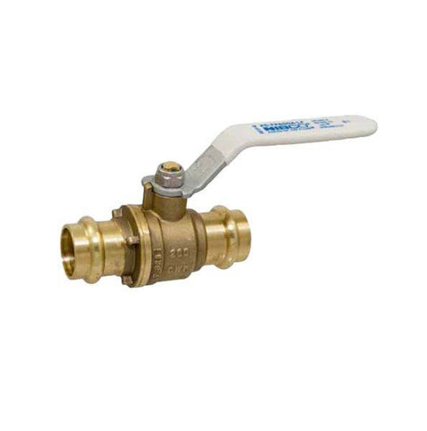 (Nibco Part#: NF998KB) PC-FP-600A-LF - Ball Valve - Lead-Free, Full Port, Press Ends, 200 PSI - Flow Control Products