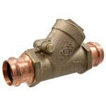 (Nibco Part#: NF7400XB) PC413-Y-LF - Check Valve - Lead-Free*, PTFE Seat Disc, Press Ends - Flow Control Products