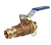 (Nibco Part#: NF843C8) PC585-70-HC - Ball Valve - Bronze, 250 PSI, Hose Connection - Flow Control Products