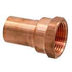 (Nibco Part#: 9028355PC) PC603-2 - Extended Adapter FTG x F - Wrot Copper - Flow Control Products
