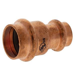 (Nibco Part#: 900175RPC) PC9600-R - Reducing Coupling P x P - Wrot Copper - Flow Control Products
