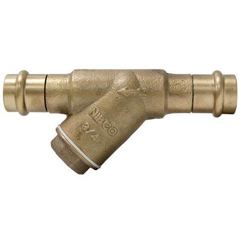 (Nibco Part#: NF2RB06) PF222-B - Strainer - Bronze, Perforated Screen, Solid Cap, Class 125 - Flow Control Products