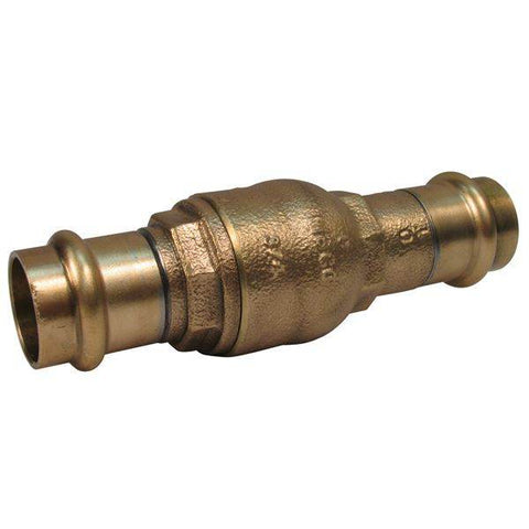 (Nibco Part#: NF7Q008) PF480-Y - Ring Check In-line Lift Check Valve - Bronze, 200 PSI - Flow Control Products