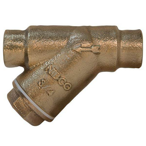 (Nibco Part#: NJ2RB06) S-222-B - Strainer - Bronze, Perforated Screen, Solid Cap - Flow Control Products