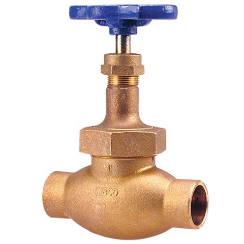 (Nibco Part#: NJ3400C) S-235-Y - Globe Valve - Bronze, Class 150, Solder Ends - Flow Control Products