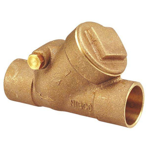(Nibco Part#: NJ74W08) S-413-Y - Check Valve - Bronze, Class 125, PTFE Seat Disc - Flow Control Products