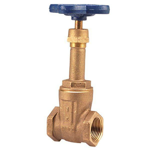 (Nibco Part#: NL050T6) T-111 - Gate Valve - Bronze, Rising Stem, Threaded - Flow Control Products