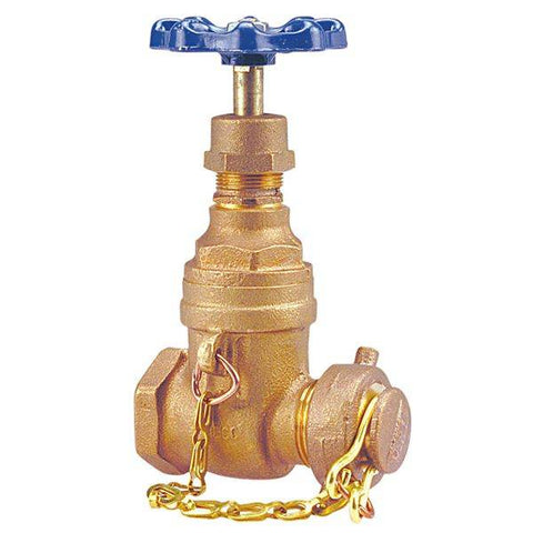 (Nibco Part#: NL0F80C) T-113-HC - Gate Valve - Bronze, Thread x Hose Thread - Flow Control Products