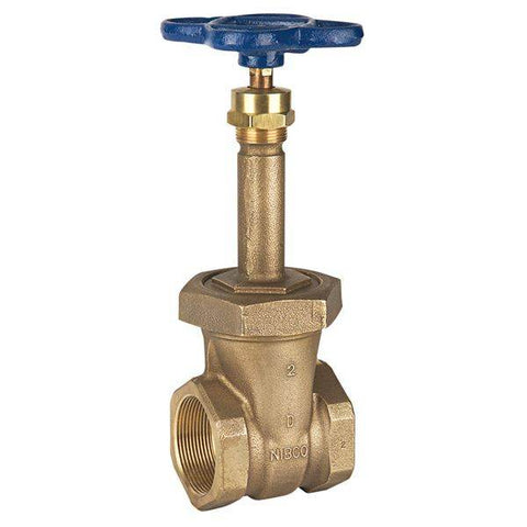 (Nibco Part#: NL1M00D) T-134 - Gate Valve - Bronze, Rising Stem, Union Bonnet, Threaded - Flow Control Products