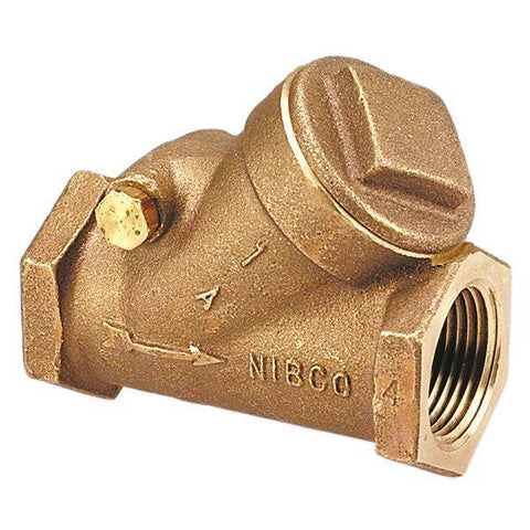 (Nibco Part#: NL8300A) T-453-B - Check Valve - Bronze, Class 200 Threaded - Flow Control Products