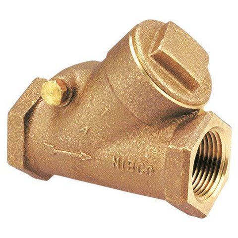 (Nibco Part#: NL9200B) T-473-Y - Check Valve - Bronze, Class 300 Threaded, PTFE Disc - Flow Control Products