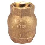 (Nibco Part#: NL9308B) T-480 - Check Valve - Ring Check, Bronze, Resilient Disc, Thread Ends - Flow Control Products