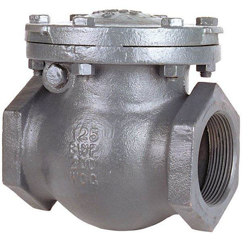 (Nibco Part#: NLE3U0E) T-918-B - Check Valve - Cast Iron, Swing, Threaded - Flow Control Products