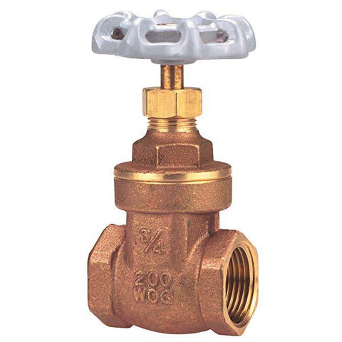 (Nibco Part#: N00116H) TI-8 - Gate Valve - Brass, Full Port, Threaded Ends - Flow Control Products
