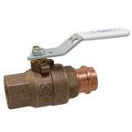 (Nibco Part#: NF852XB) TPC-585-80-LF - Ball Valve ‚ Lead-Free, Full Port, Thread x Press Ends, 250 PSI - Flow Control Products